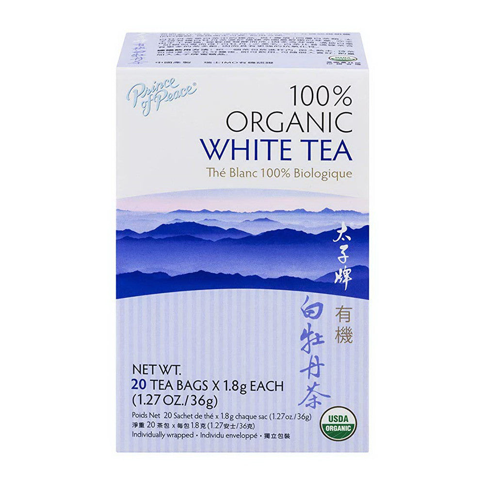 Prince Of Peace Premium White Tea Bags, 20 Ea
